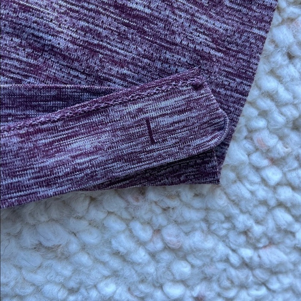 Lululemon Metal Vent Tech Short‎ Sleeve Shirt Maroon Large - Picture 7 of 7